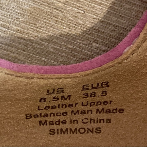 SAM EDELMAN Sz 8.5 Pink Leather Upper Strappy Buckle Closure Heeled Sandals NWOT - Picture 10 of 16